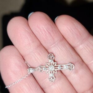 RJ Graziano filigree cross
